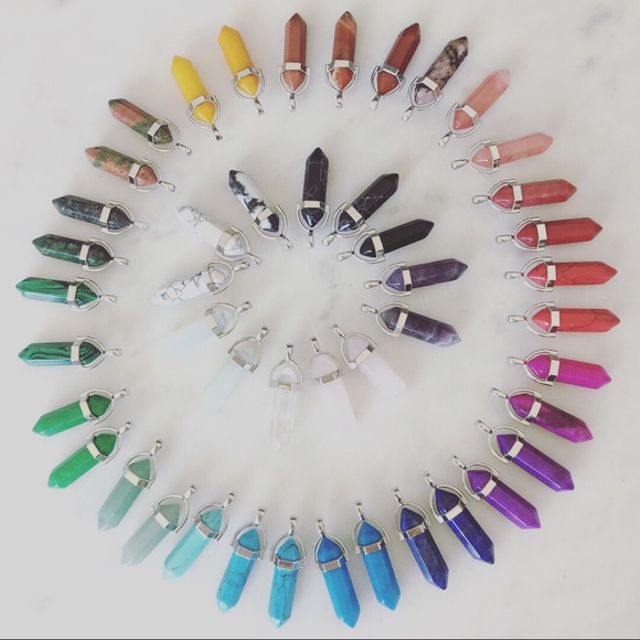 Crystal Dagger Necklace - Picture 2 of 7